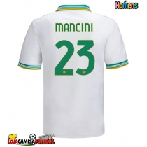 Camisa de Futebol AS Roma Gianluca Mancini #23 Equipamento Alternativo 2025-26 Manga Curta